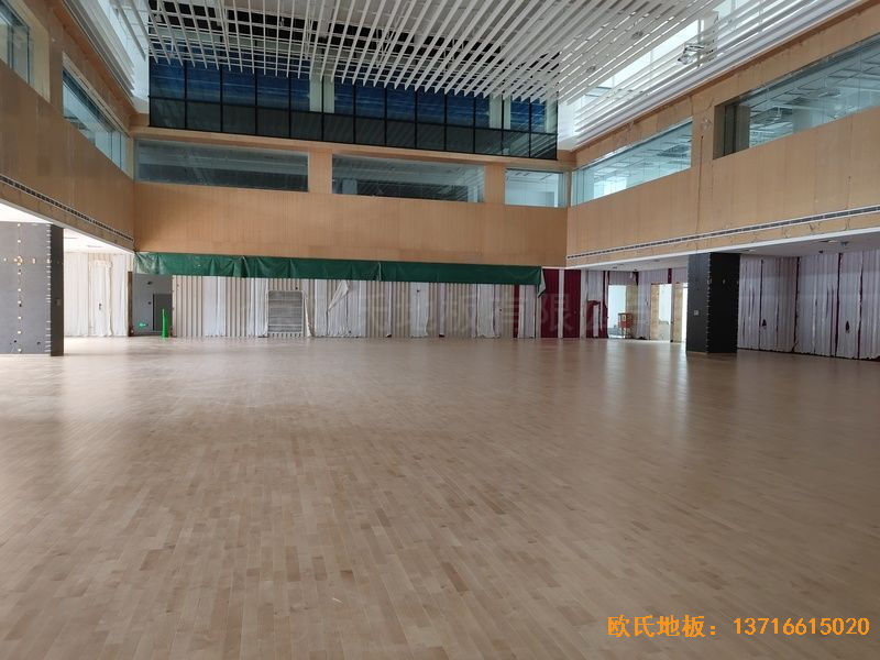 杭州26號地商務金融體育地板安裝案例