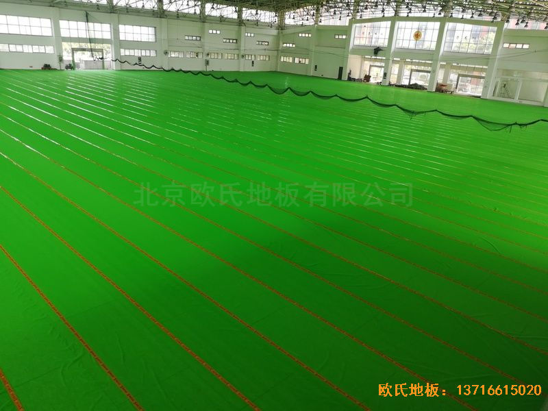武漢體育學(xué)院運(yùn)動(dòng)地板施工案例