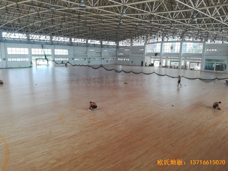 武漢體育學(xué)院運(yùn)動(dòng)地板施工案例