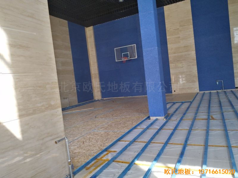 內(nèi)蒙古赤峰中國稅務(wù)總局職工活動中心體育地板施工案例