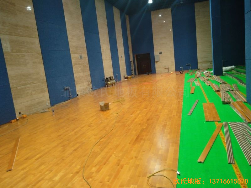 內(nèi)蒙古赤峰中國稅務(wù)總局職工活動中心體育地板施工案例
