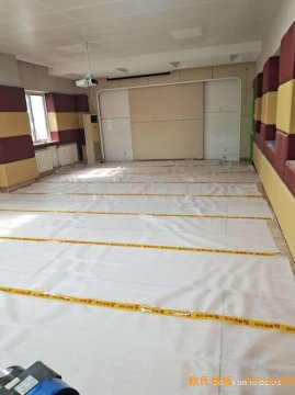 北京中國礦業(yè)大學附屬中學運動地板鋪設案例